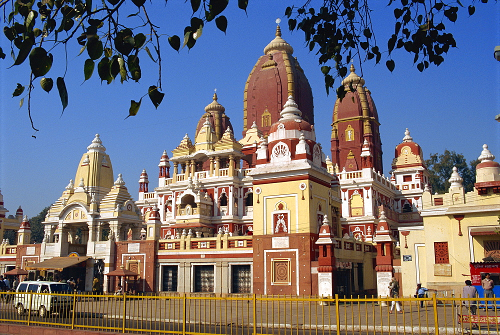 The Lakshimi Narayan Temple, dedicated to the Hindu goddess of wealth, Delhi, India, Asia