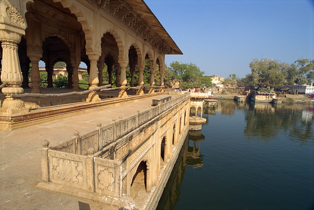 Summer Palace, built in 1768, with over 2000 fountains, Deeg, Rajasthan state, India, Asia