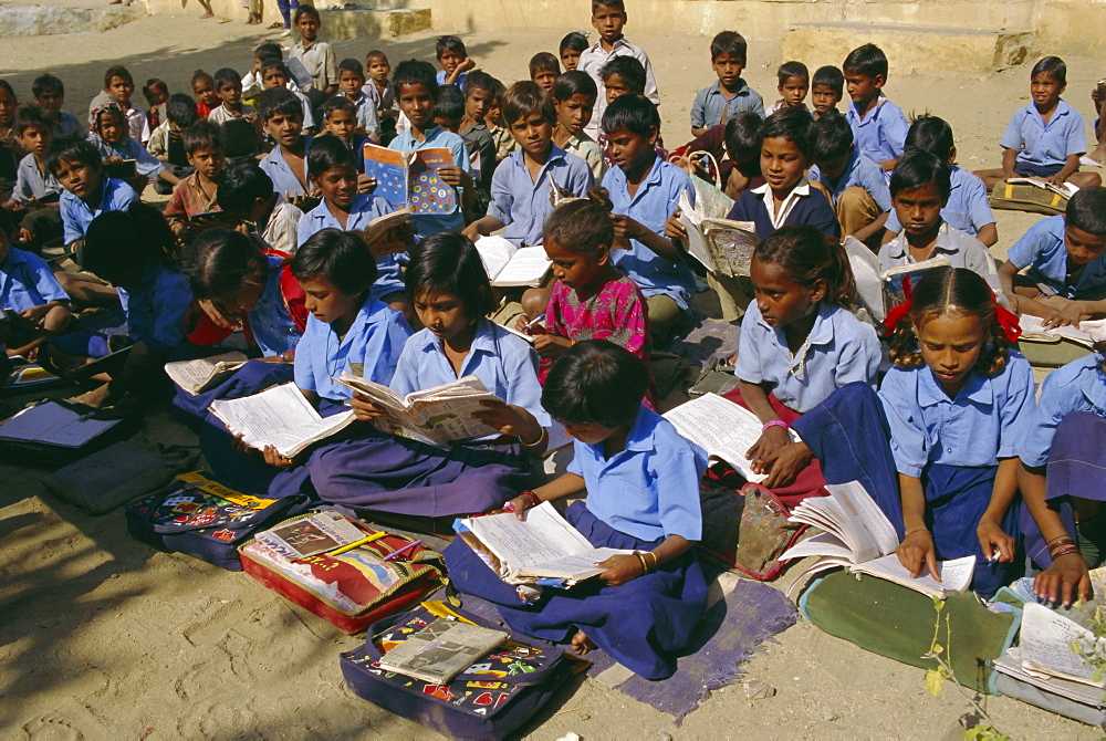 Village school, Deogarh, Rajasthan, India