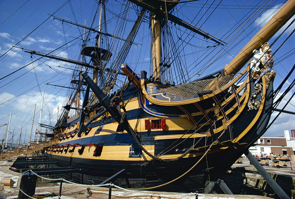 The Victory, Portsmouth, Hampshire, England, Great Britain, United Kingdom, Europe