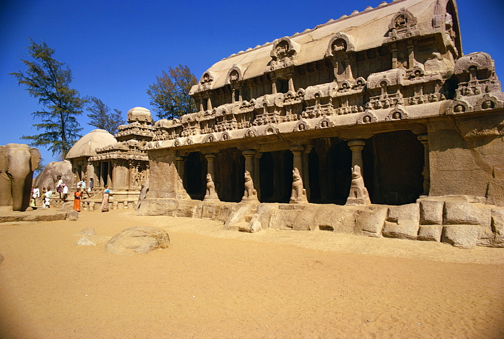 Mahabalipuram, UNESCO World Heritage Site, Tamil Nadu state, India, Asia