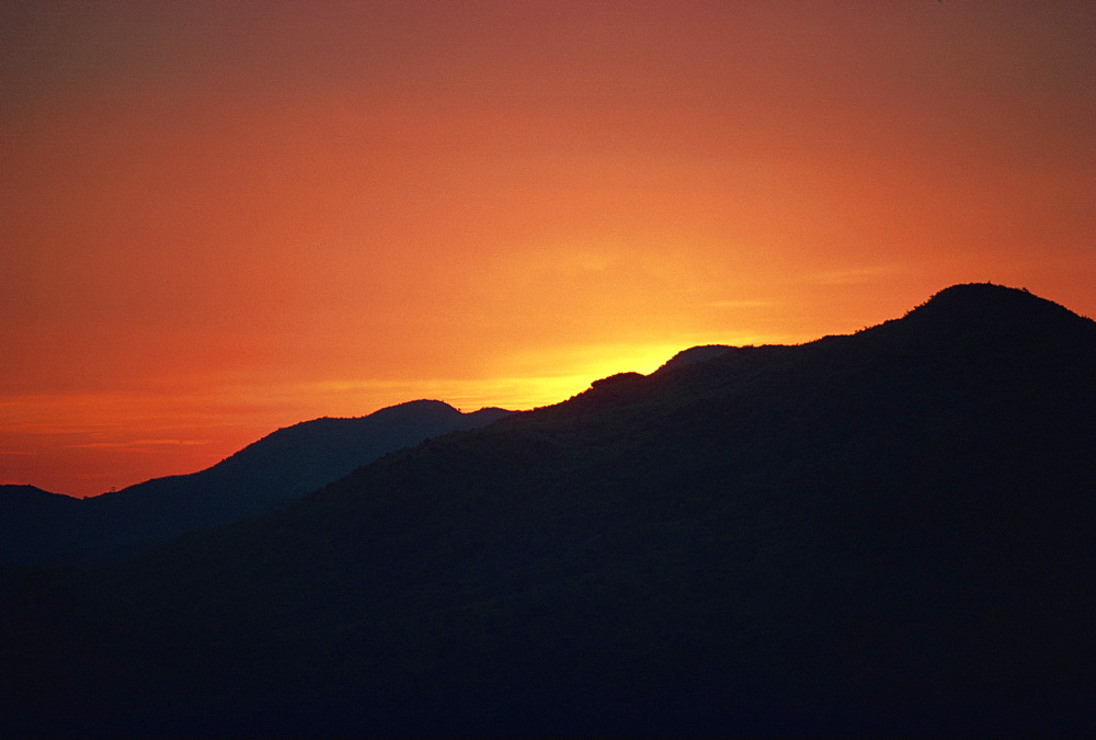 Sunset, Murree area, Pakistan, Asia