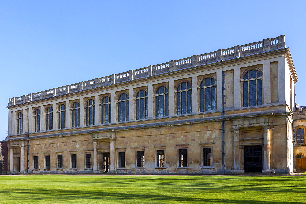 The Wren Library as from the Backs, Cambridge, Cambridgeshire, England, United Kingdom, Europe