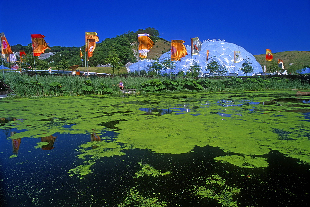 Eden Project biodomes, Cornwall, UK