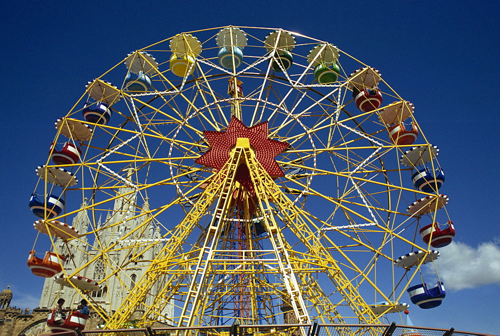 Funfair, Tibidabo, Barcelona, Catalonia, Spain, Europe