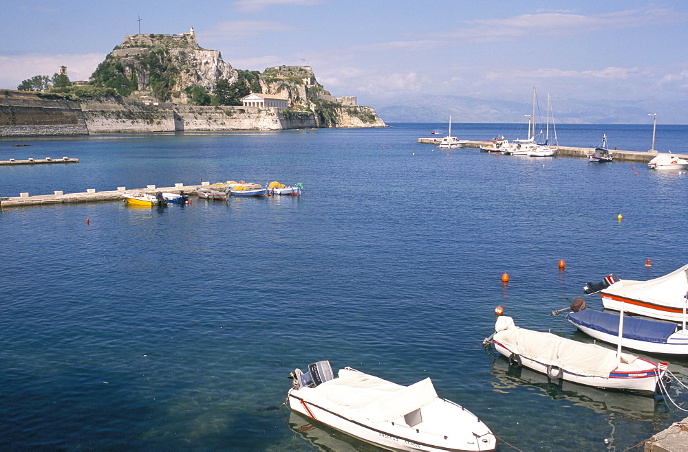 Old fort, Corfu, Greek Islands, Greece, Mediterranean, Europe