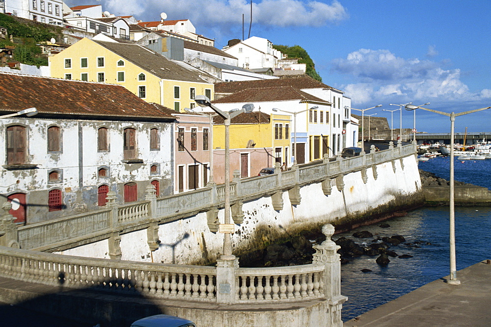 Bay promenade, Angra do Heroismo, Terceira, Azores, Portugal, Atlantic, Europe