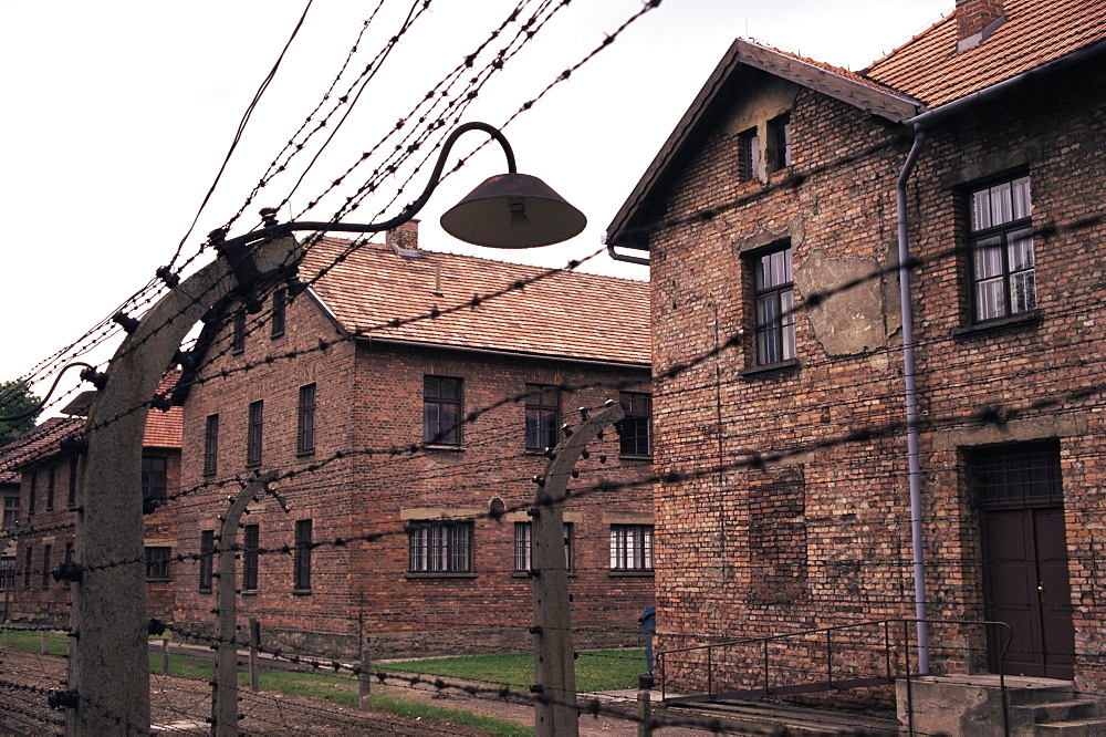 Cell blocks, Auschwitz Concentration Camp, UNESCO World Heritage Site, Makopolska, Poland, Europe