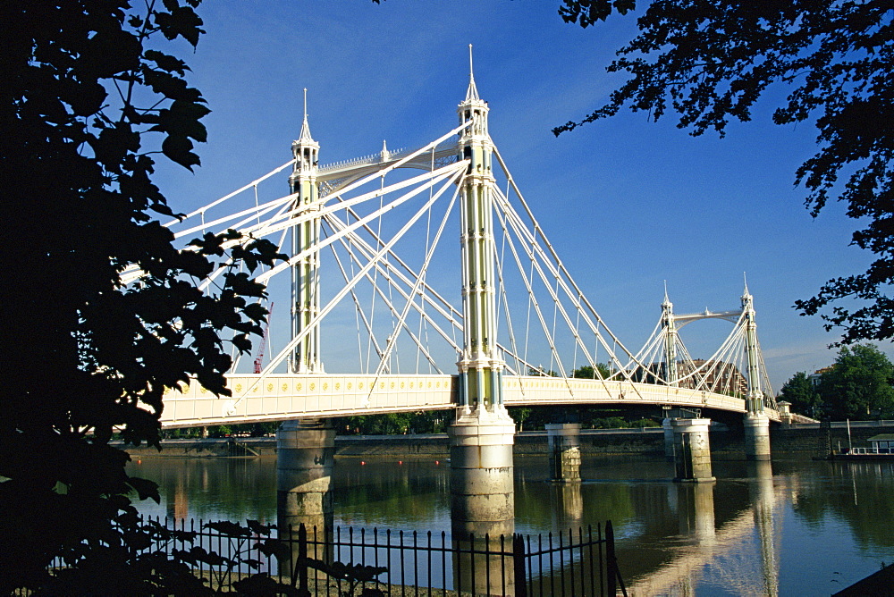 Royal Albert Bridge, Chelsea, London, England, United Kingdom, Europe