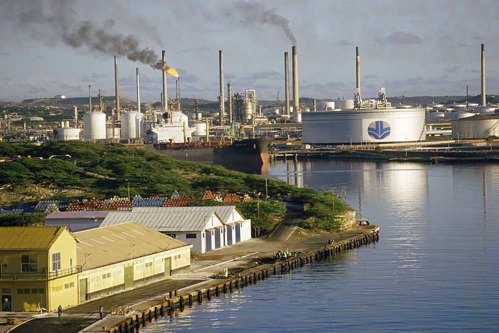 Oil refinery, Willemstad, Curacao, West Indies, Central America