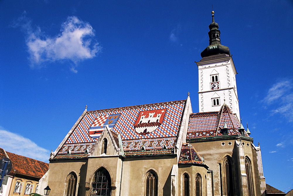 St. Mark's church, Zagreb, Croatia, Europe