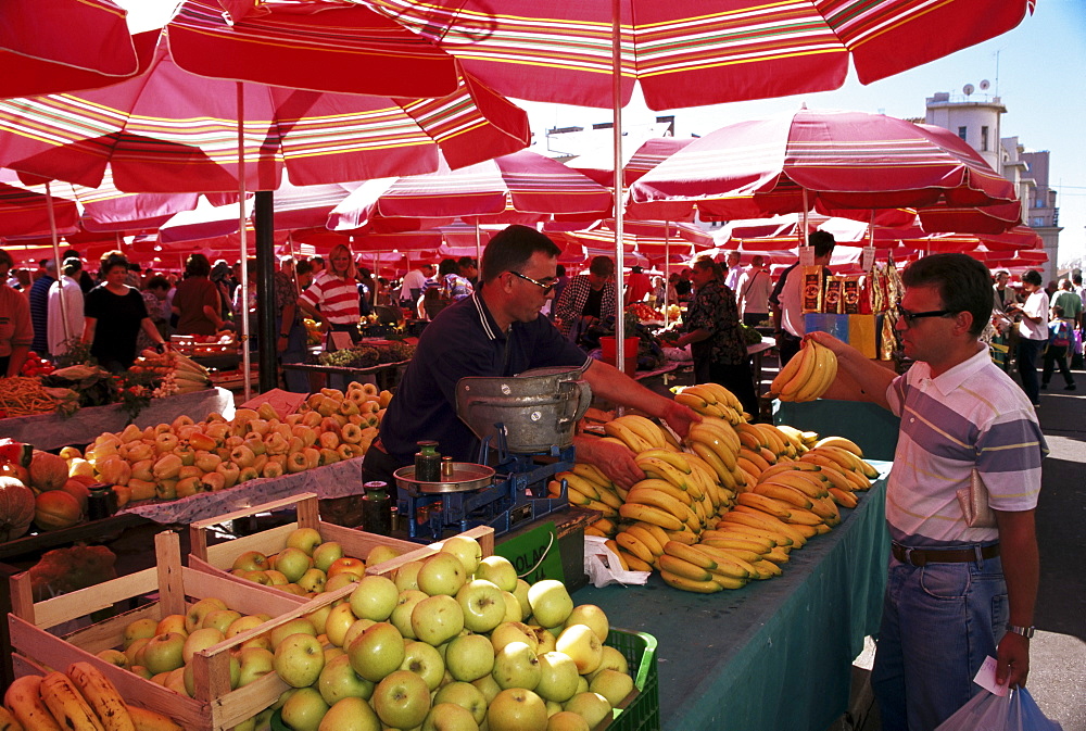 City's market, Dolac, Zagreb, Croatia, Europe