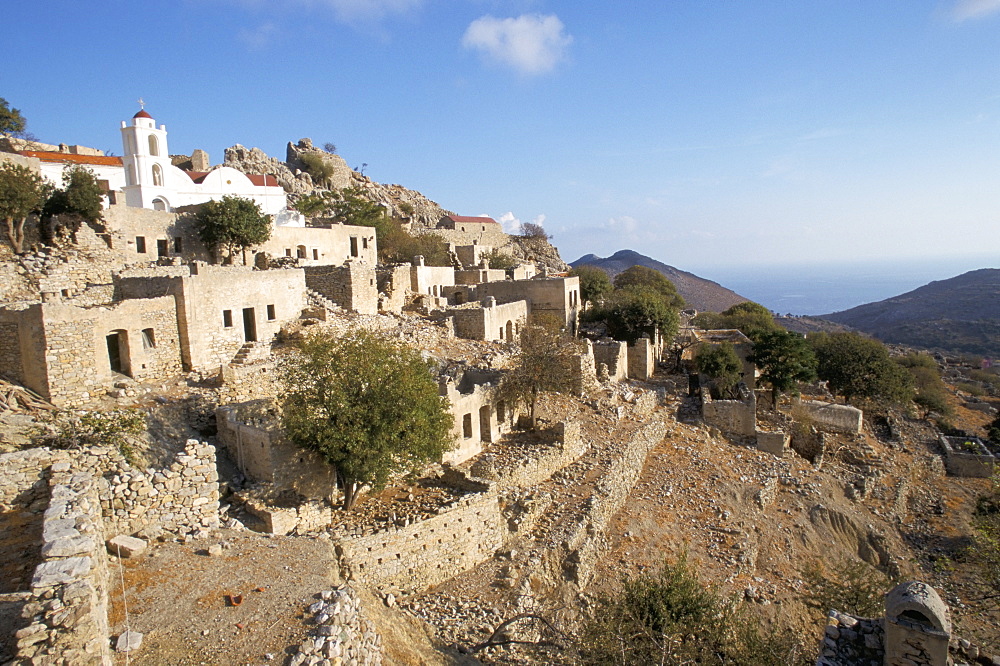 Mikro Horio, Tilos, Dodecanese Islands, Greece, Europe