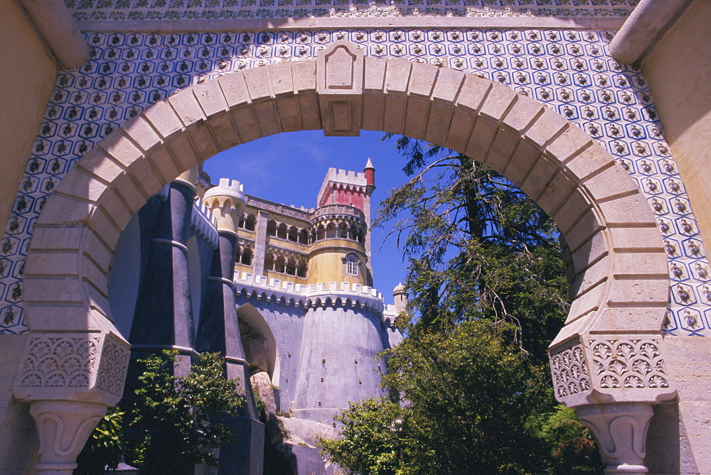 Pena National Palace, Sintra, Estremadura, Portugal, Europe