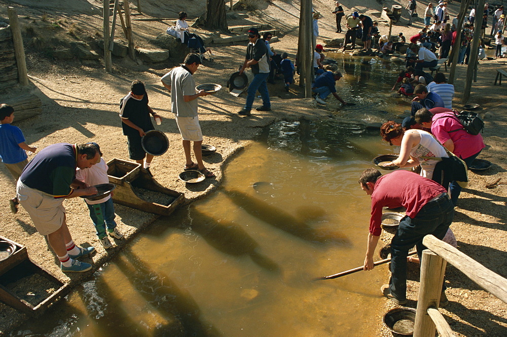 Gold panning, Sovereign Hill, Ballarat, Victoria, Australia, Pacific