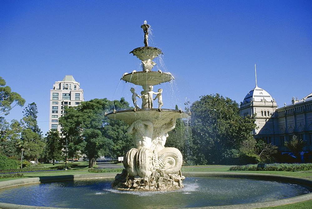 Hochgurtel fountain, Carlton Gardens, Melbourne, Victoria, Australia, Pacific