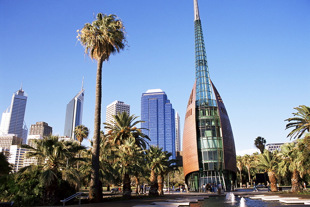 Belltower, Barrack Street Jetty redevelopment, Perth, Western Australia, Australia, Pacific