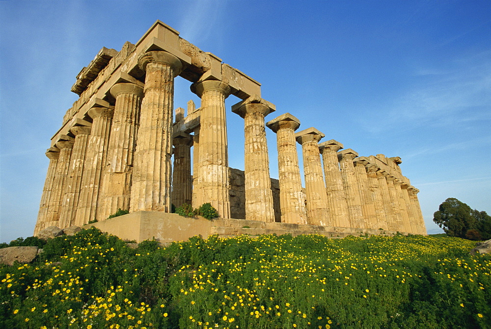 Temple of Hera, dating from the 5th century BC, Selinunte, Sicily, Italy, Europe