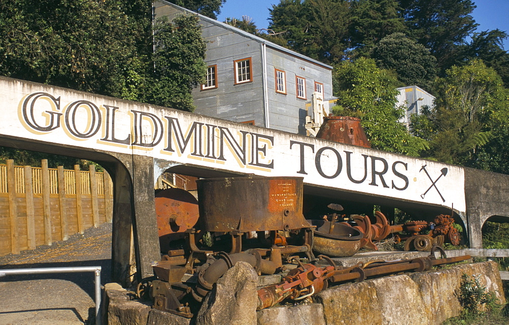 Goldmine museum, Thames, Coromandel Peninsula, South Auckland, North Island, New Zealand, Pacific