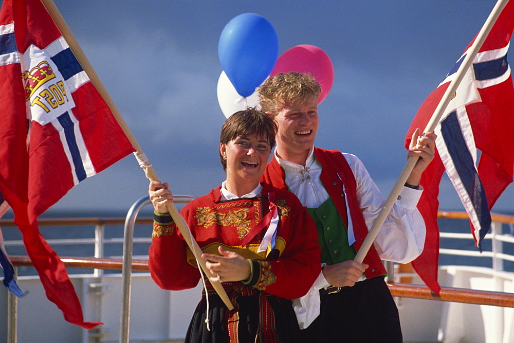 Norwegians celebrate National Day on May 17th, Norway, Scandinavia, Europe