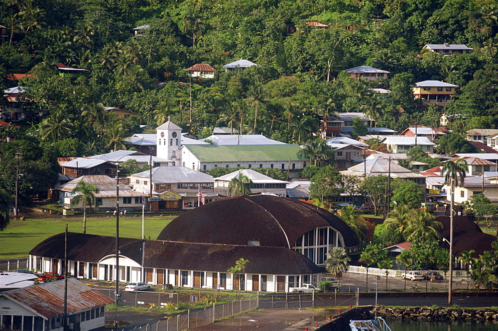 The town of Pago Pago on U.S. Samoa, Pacific Islands, Pacific