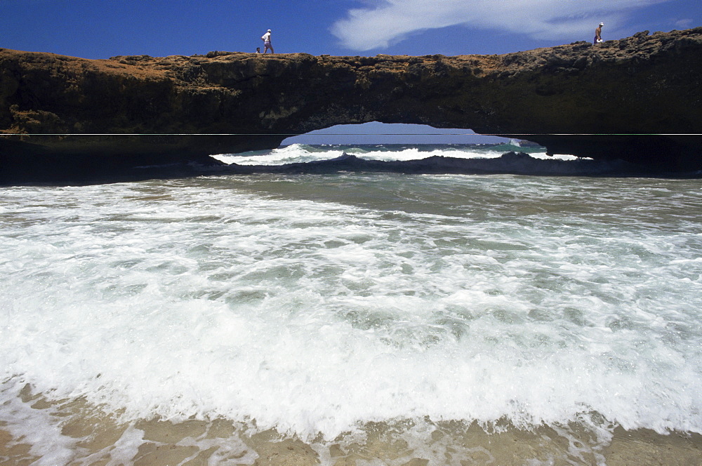 Natural bridge, Aruba, Antilles, Central America