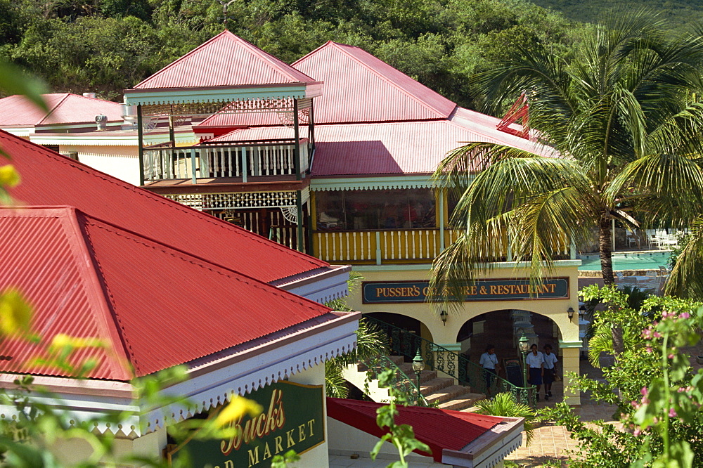 Pusser's store, bar and restaurant, Laverick Bay, Virgin Gorda, Virgin Islands, West Indies, Caribbean, Central America