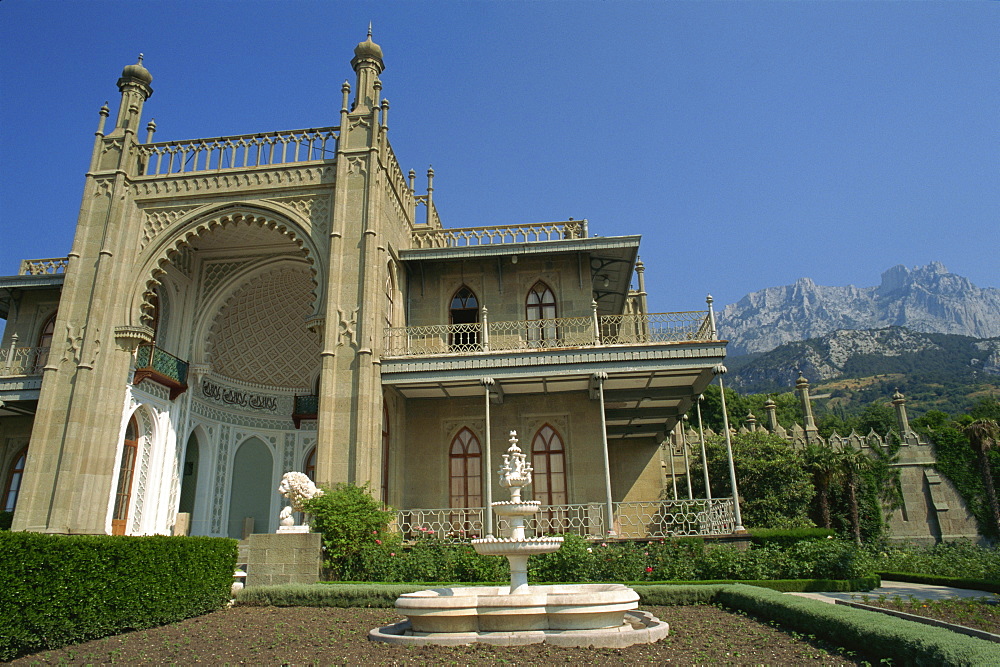 Alupka Palace, Yalta, Crimea, Ukraine, Europe