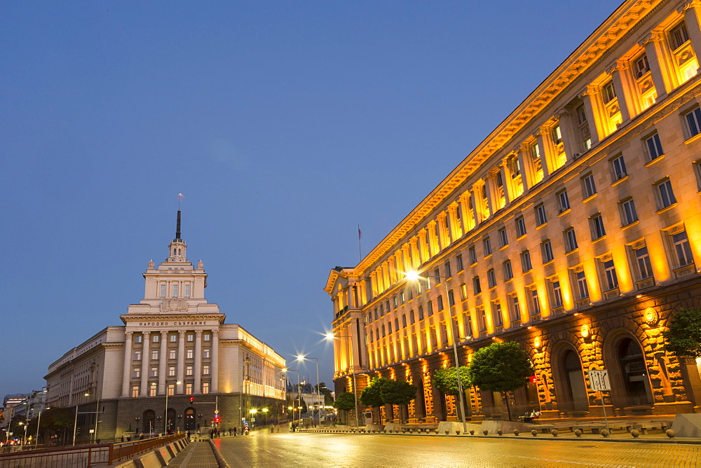 Presidential Palace, Ploshtad Nezavisimost, former Communist Party Head Quarters, Sofia, Bulgaria, Europe