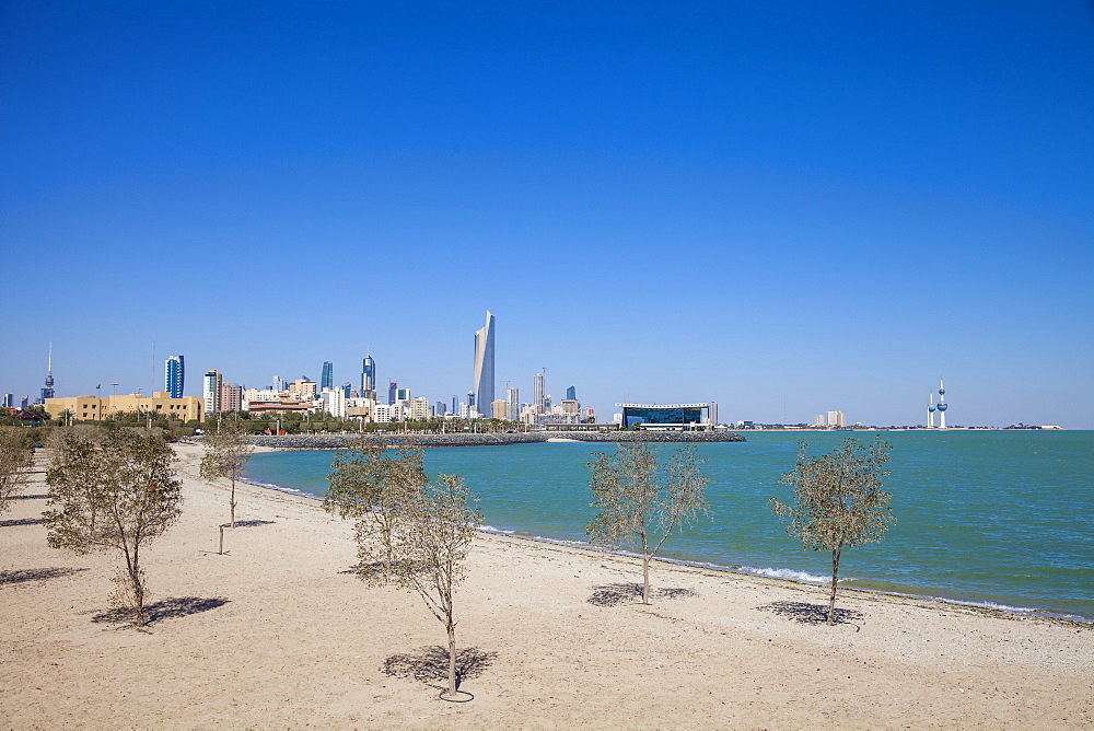 Beach near Green Island, Kuwait City, Kuwait, Middle East