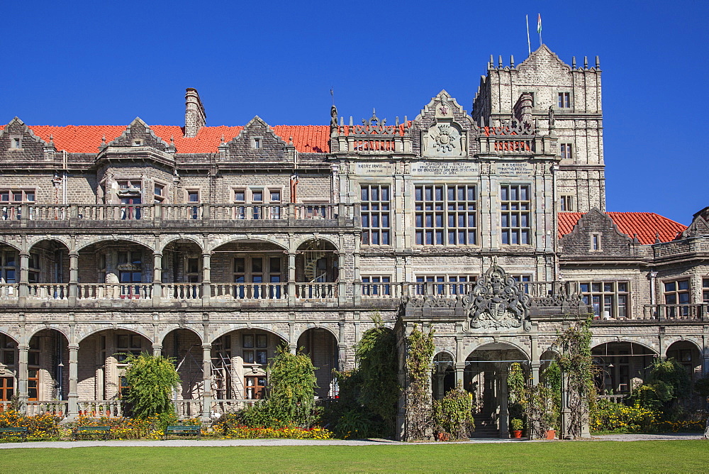 The Former Viceregal Lodge, formerly the residence of the British Viceroy of India, Shimla (Simla), Himachal Pradesh, India, Asia