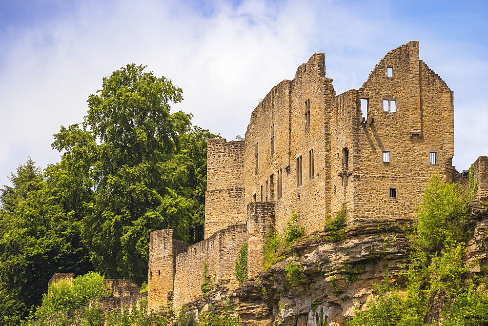 Larochette Castle, Larochette, Luxembourg, Europe