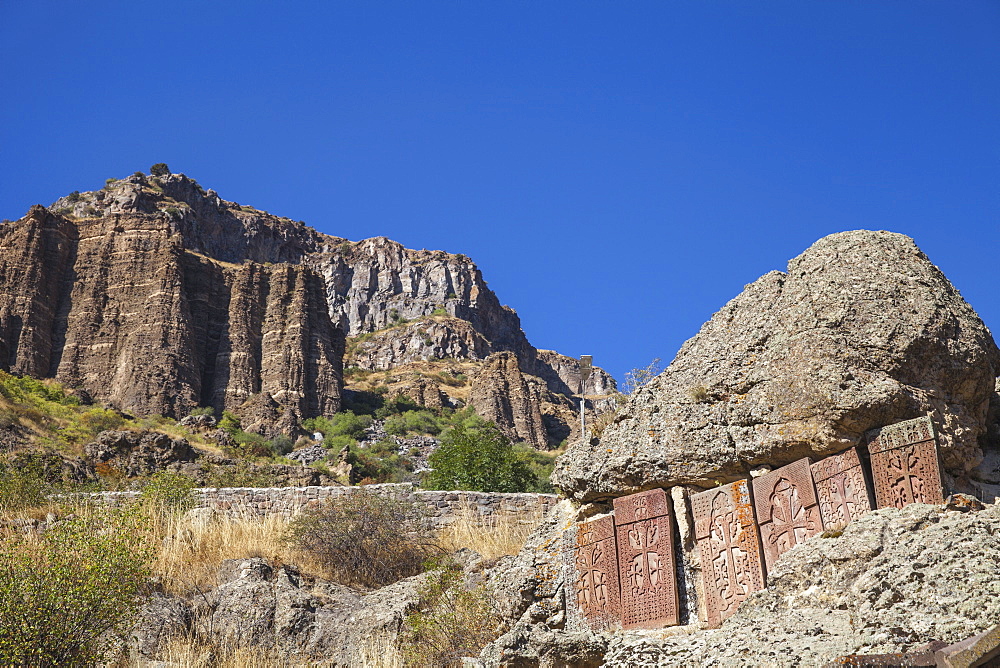 Geghard Monastery, UNESCO World Heritage Site, Geghard, Yerevan, Armenia, Central Asia, Asia 