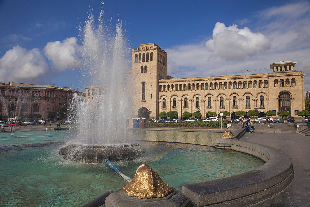 Republic Square, Yerevan, Armenia, Central Asia, Asia 