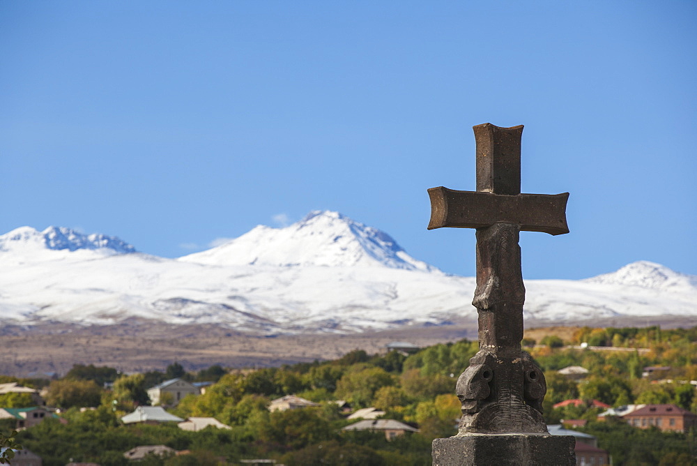 Hovhannavank Church at the edge of the Qasakh River Canyon, Ashtarak, Armenia, Central Asia, Asia 