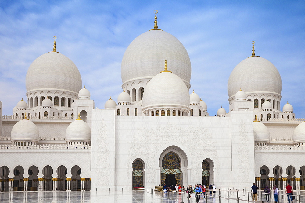 Sheikh Zayed Grand Mosque, Abu Dhabi, United Arab Emirates, Middle East