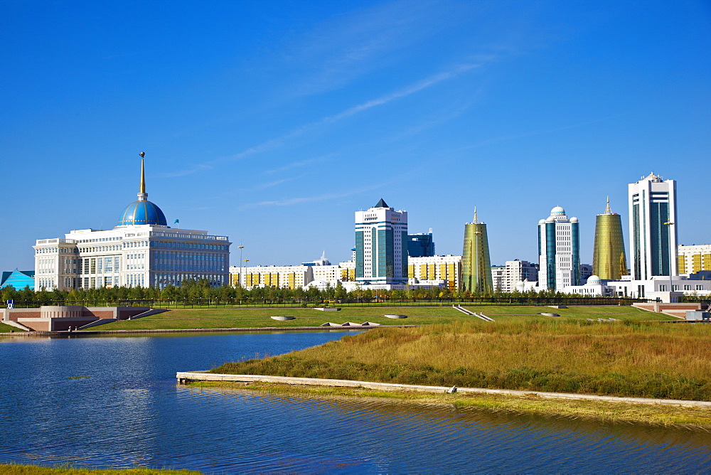 View of city, Astana, Kazakhstan, Central Asia, Asia