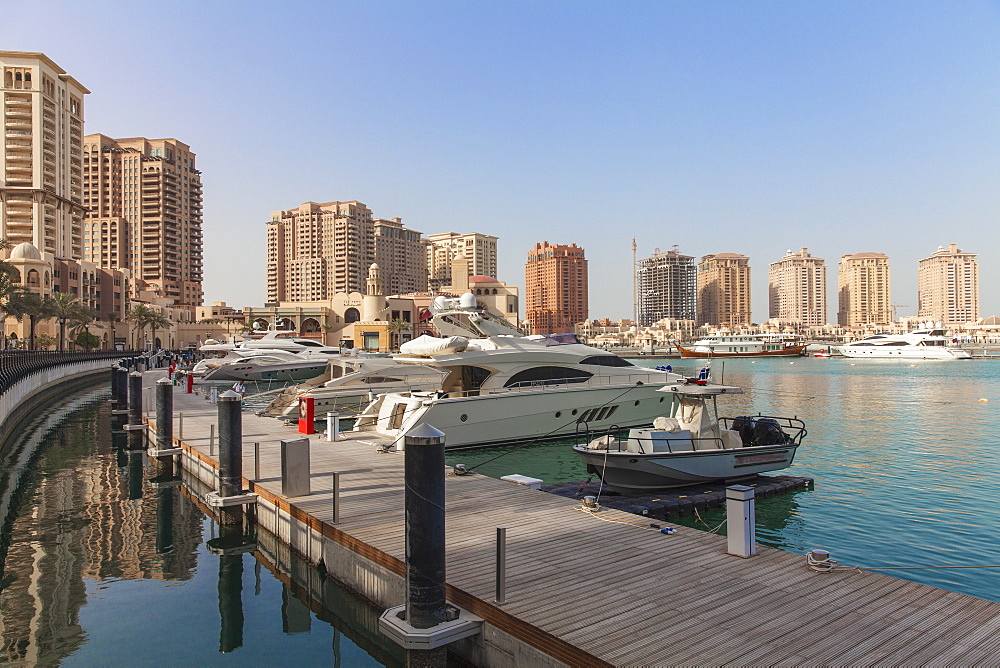 Marina at The Pearl Qatar, Doha, Qatar, Middle East