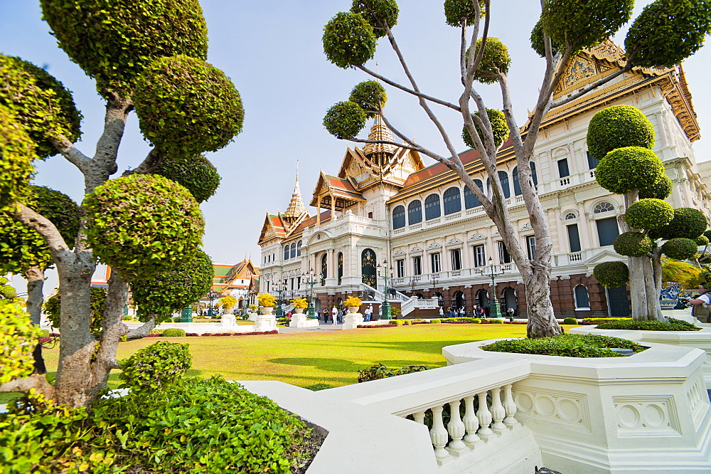 Chakri Maha Prasat Hall, Grand Palace, Bangkok, Thailand, Southeast Asia, Asia