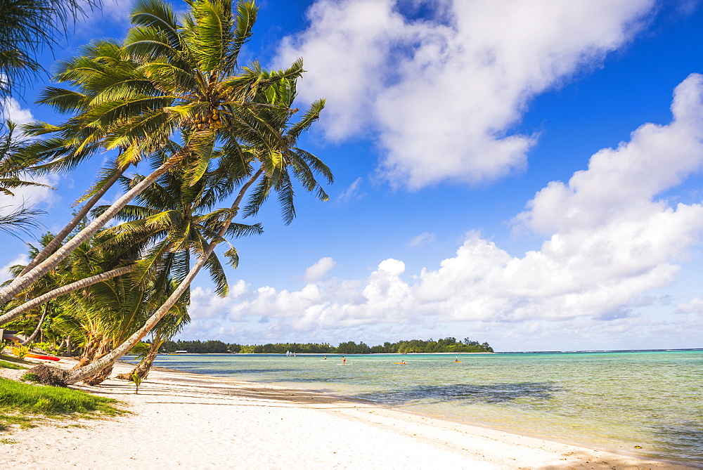 White sands of Muri Beach, Muri, Rarotonga, Cook Islands, South Pacific, Pacific