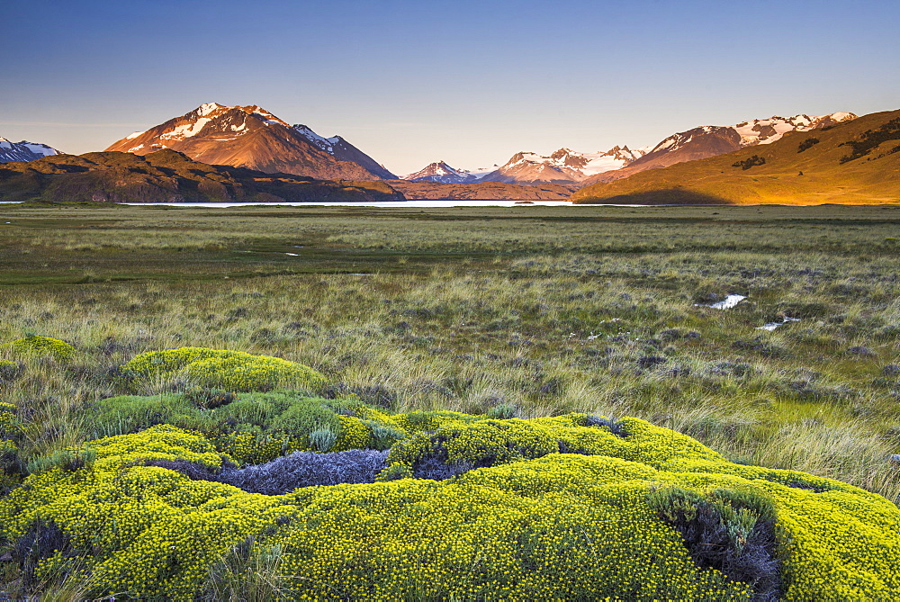 Sunrise at Belgrano Lake (Lago Belgrano), Perito Moreno National Park, Santa Cruz Province, Patagonia, Argentina, South America