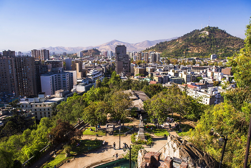 Cerro Santa Lucia (Santa Lucia Park Hill), Santiago, Santiago Province, Chile, South America