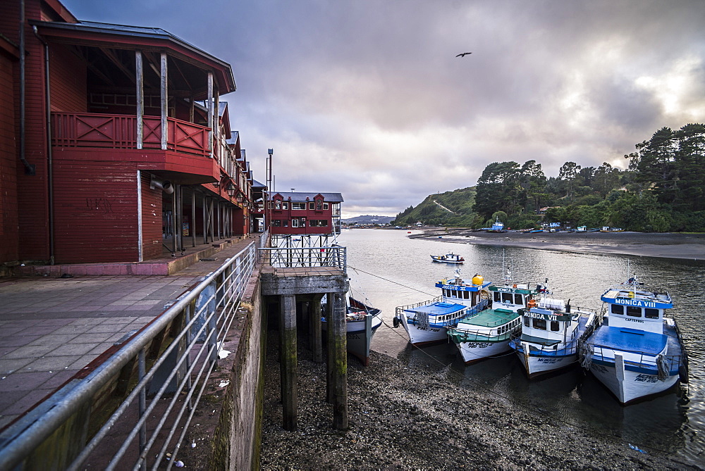 Angelmo fish market, Puerto Montt, Chile, South America