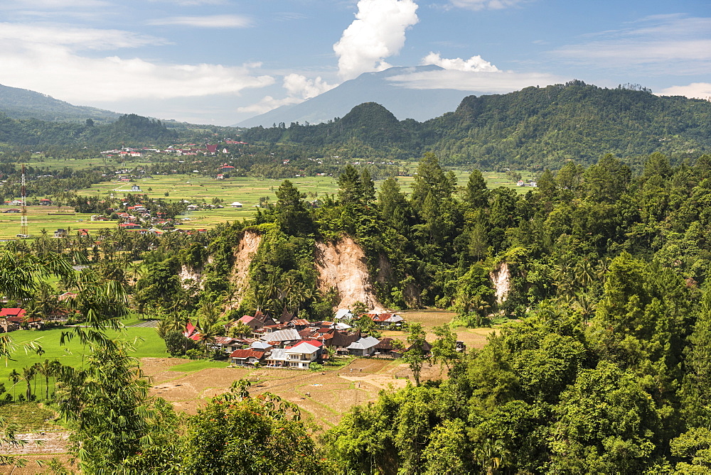 Traditional farming village of Sungai Angek near Bukittinggi, West Sumatra, Indonesia, Southeast Asia, Asia