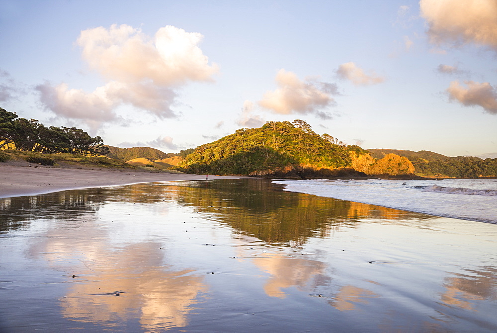 Otamure Bay at sunrise, Whananaki, Northland Region, North Island, New Zealand, Pacific