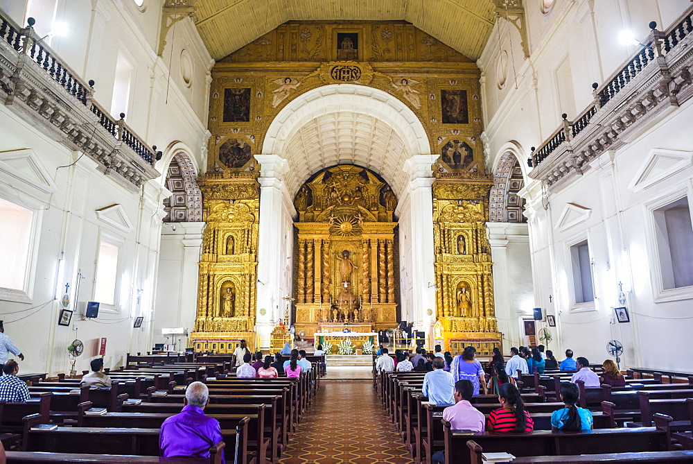 Basilica of Bom Jesus, UNESCO World Heritage Site in Old Goa, Goa, India, Asia