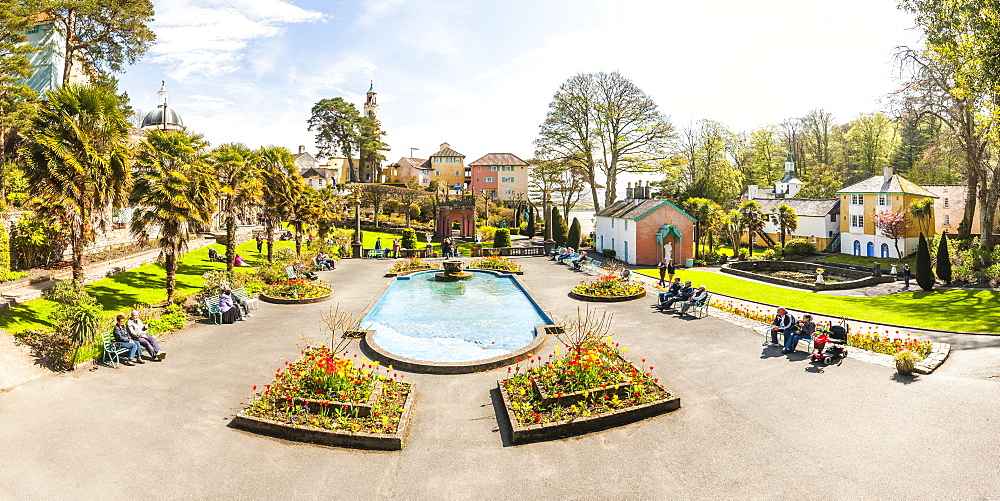 Portmeirion, Gwynedd, North Wales, Wales, United Kingdom, Europe