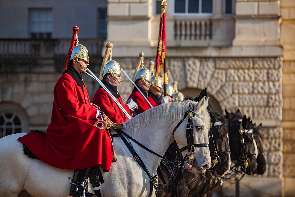 Changing of the Guard, Horse Guards, Westminster, London, England, United Kingdom, Europe