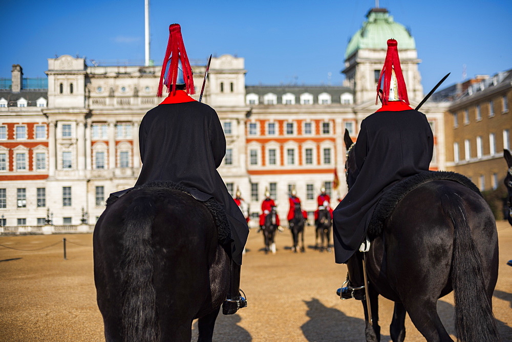 Changing of the Guard, Horse Guards, Westminster, London, England, United Kingdom, Europe