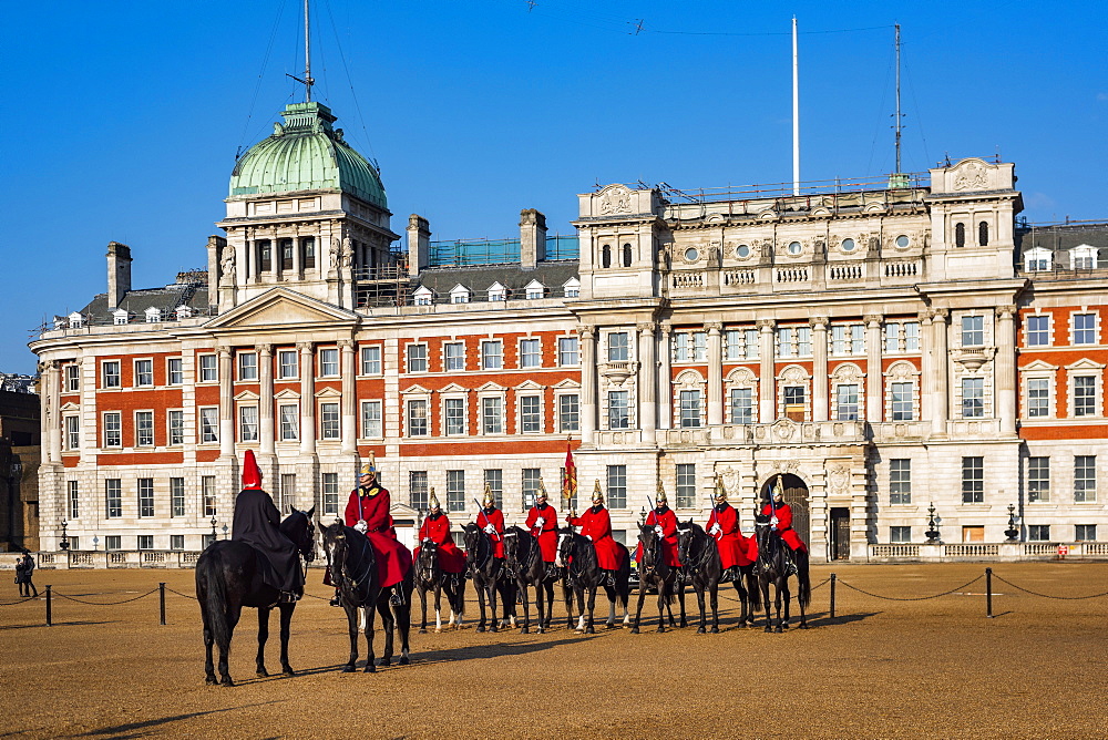 Changing of the Guard, Horse Guards, Westminster, London, England, United Kingdom, Europe